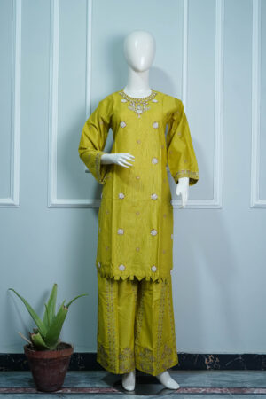 Dasti Mustard – 2PC suit of women