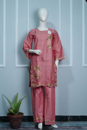 Shah-coat T Pink – 2PC OF WOMEN